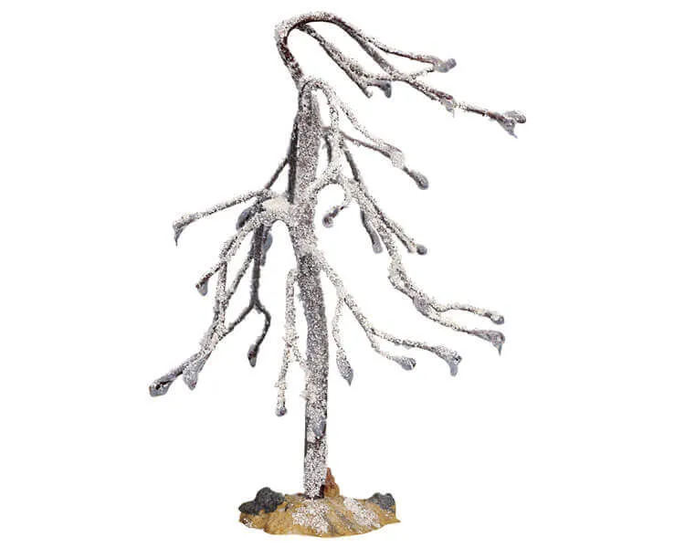 lemax-snow-blizzard-tree-sapin-enneig-village-miniature image 1