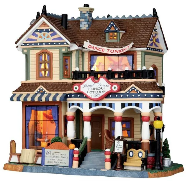 lemax-social-graces-junior-cotillion-figurine-danseurs-village-de-no-l image 1