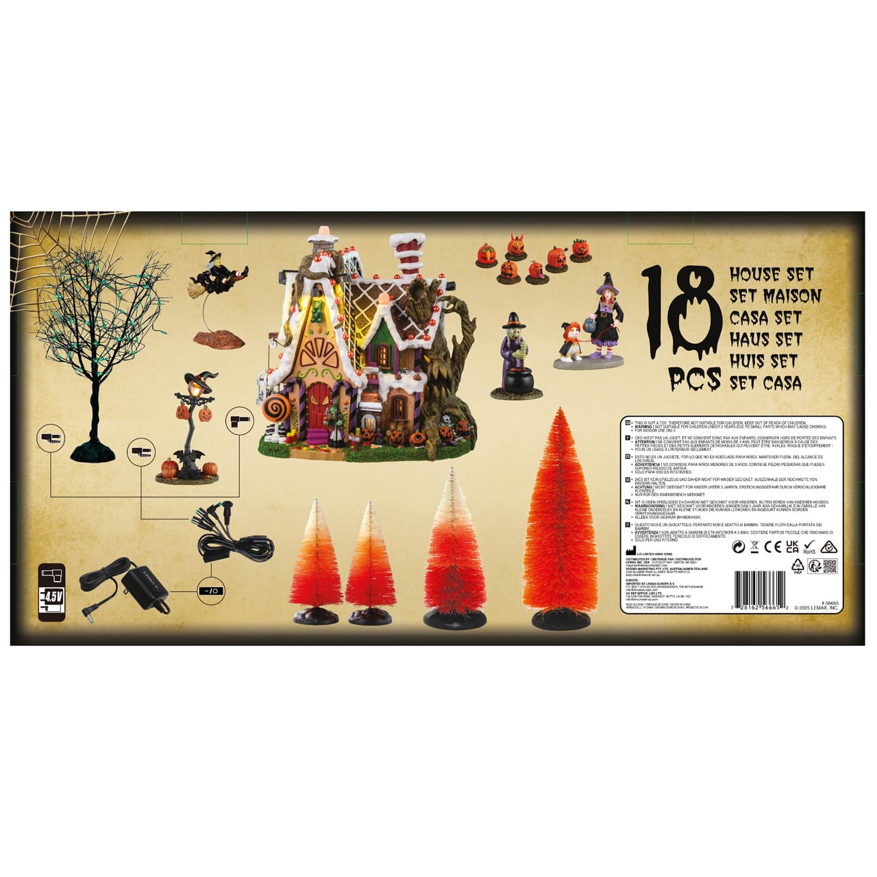 lemax-the-candy-witch-cottage-set-maison-hant-e-spooky-town image 3