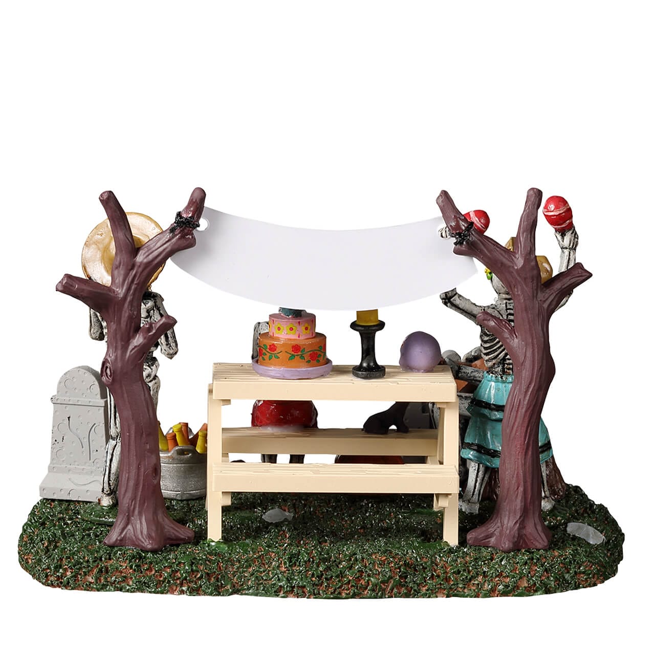lemax-spooky-town-day-of-the-dead-party-sc-ne-squelettes-miniature image 4