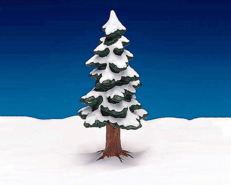 lemax-9-porcelain-pine-tree-sapin-miniature-en-porcelaine image 1