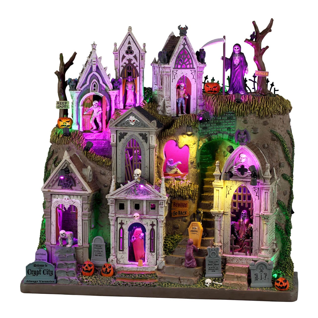 lemax-crypt-city-d-cor-ville-hant-e-lumineuse-spooky-town image 1