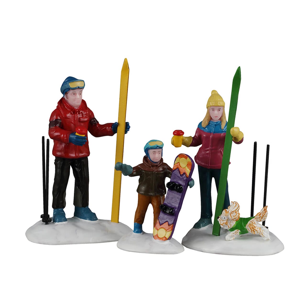 lemax-family-ski-day-figurine-village-de-no-l-vail-village image 2