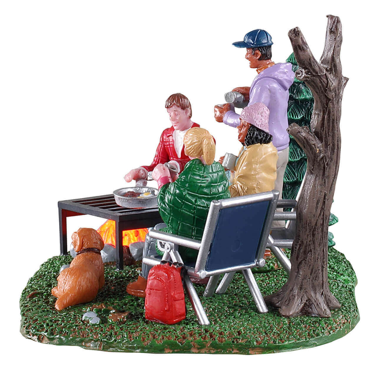 lemax-camping-couples-figurine-campeurs-et-feu-de-camp image 3