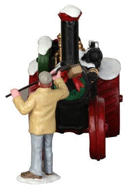 lemax-snowy-steam-tractor-v-hicule-miniature-hivernal image 2