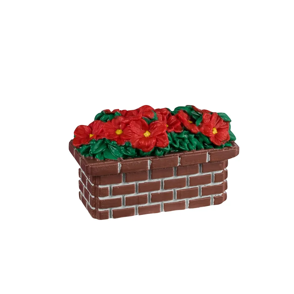 lemax-poinsettia-planter-pot-poinsettia-rouge-de-no-l image 1