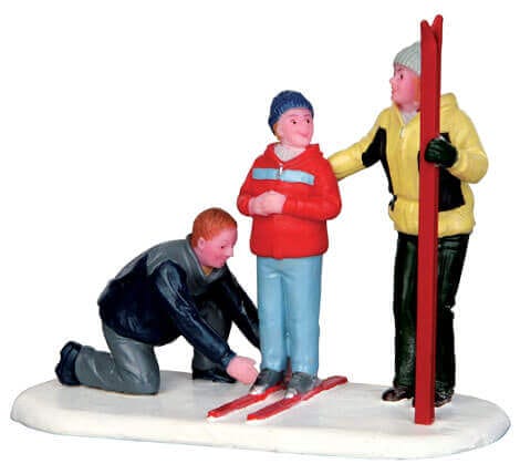 lemax-new-skis-figurine-skis-neufs-village-de-no-l image 1