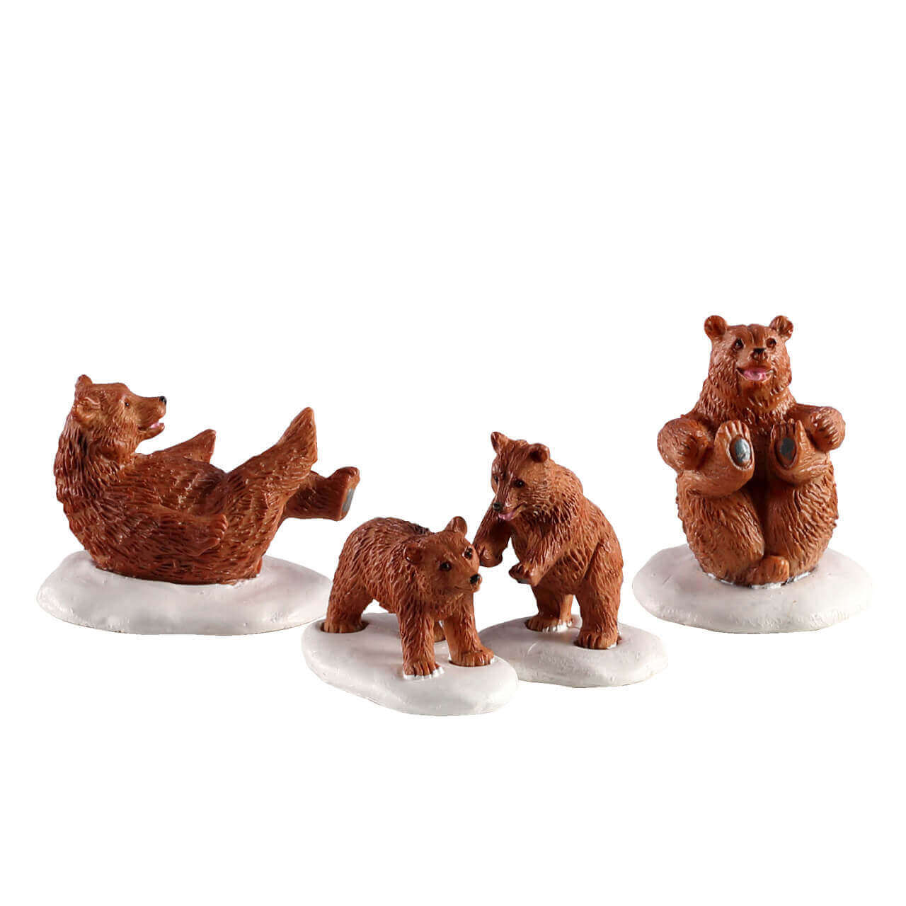 lemax-bear-family-snow-day-figurine-ours-vail-village-neige image 2