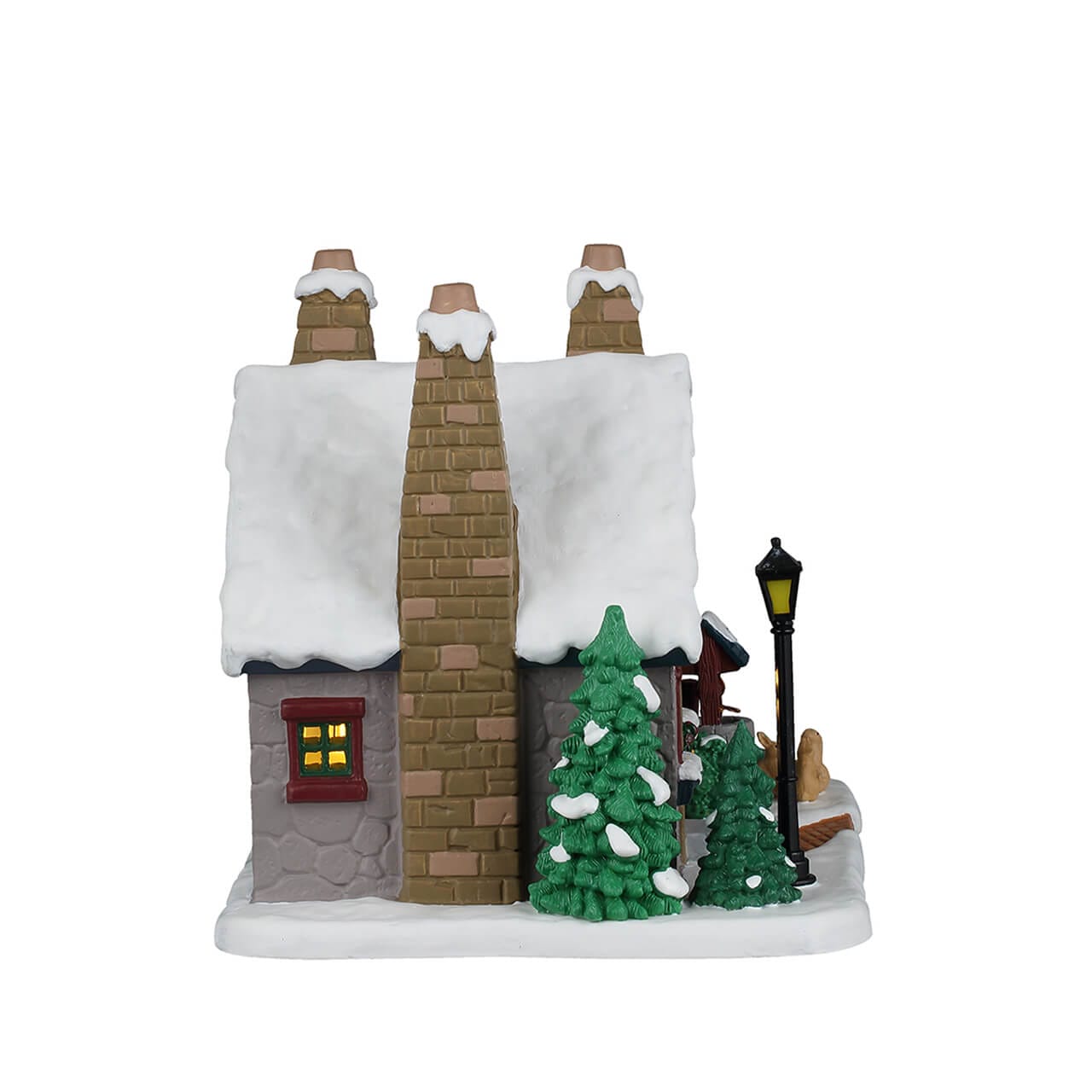 lemax-piney-grove-cottage-chalet-caddington-lumineux image 2