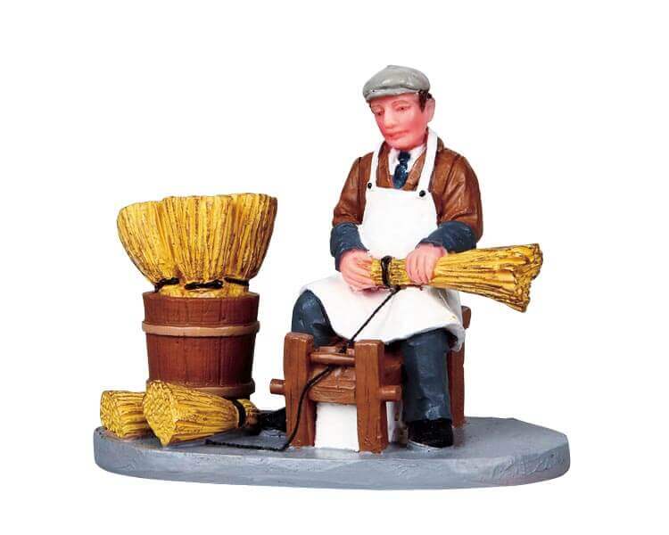 lemax-broom-maker-figurine-artisan-village-de-no-l image 1