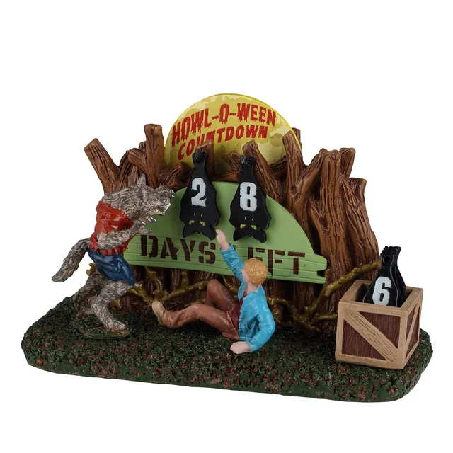 lemax-howl-o-ween-countdown-spooky-town-d-cor-compte-rebours-halloween image 1