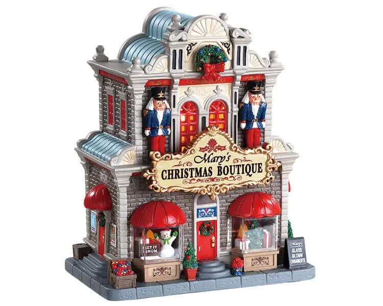 lemax-mary-s-christmas-boutique-boutique-de-no-l-miniature image 1