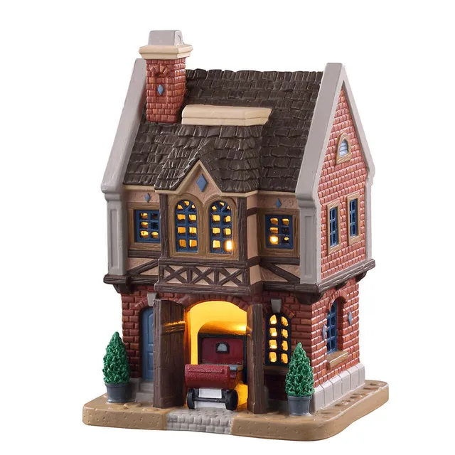 lemax-ainsworth-coach-house-maison-miniature-lumineuse-village-de-no-l image 1