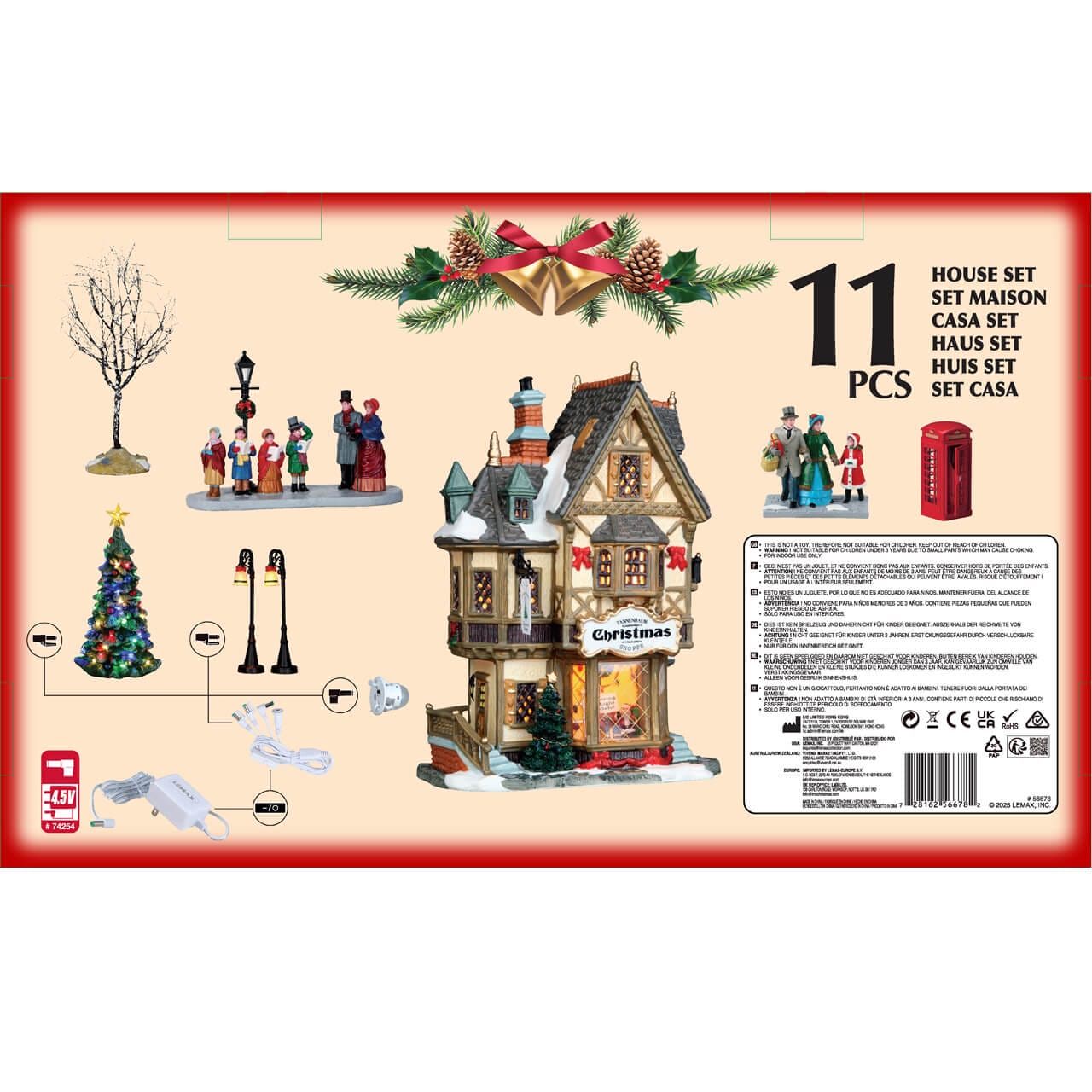 lemax-caddington-tannenbaum-christmas-shoppe-set-boutique-de-no-l-avec-choristes image 3