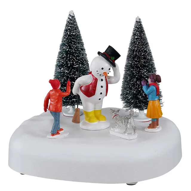 lemax-frosty-says-hi-figurine-anim-e-bonhomme-de-neige-village-de-no-l image 1