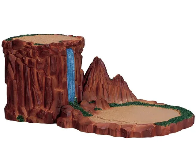 lemax-waterfall-display-platform-socle-cascade-village-miniature image 1