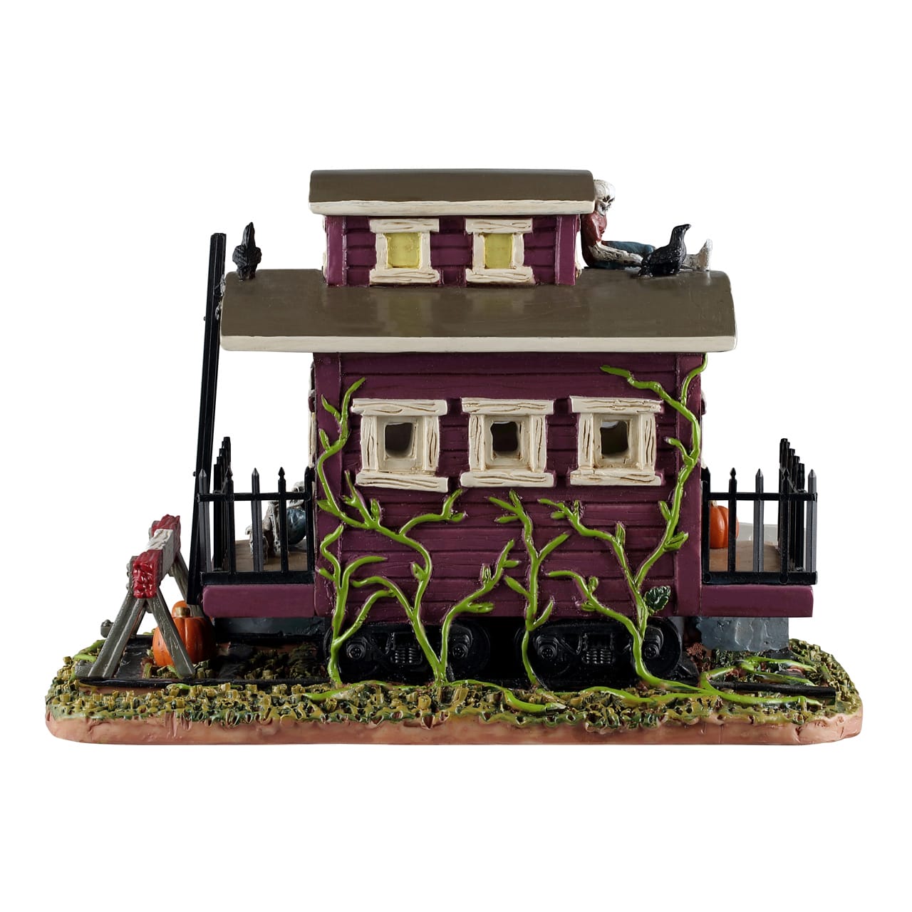 lemax-creepy-ca-boo-se-wagon-hant-lumineux-spooky-town image 4