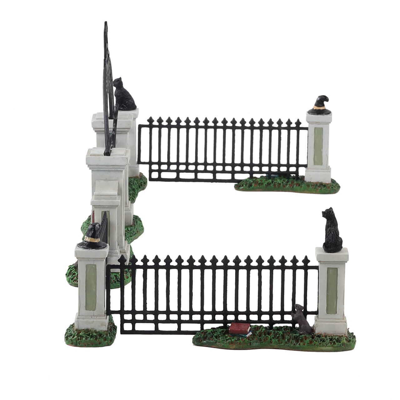lemax-witch-gate-portail-cimeti-re-spooky-town-miniature image 3