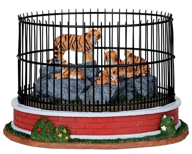 lemax-tiger-family-famille-tigres-figurine-miniature image 1