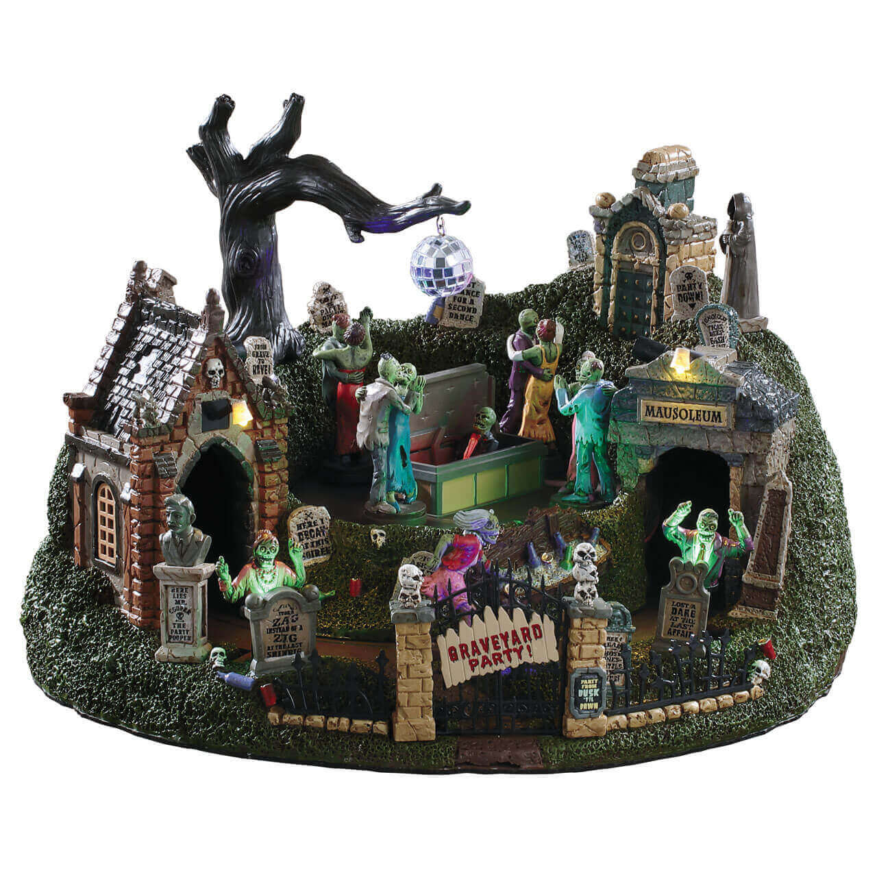 lemax-graveyard-party-sc-ne-cimeti-re-anim-e-spooky-town image 1