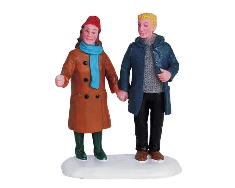 lemax-romantic-couple-figurine-couple-miniature image 1