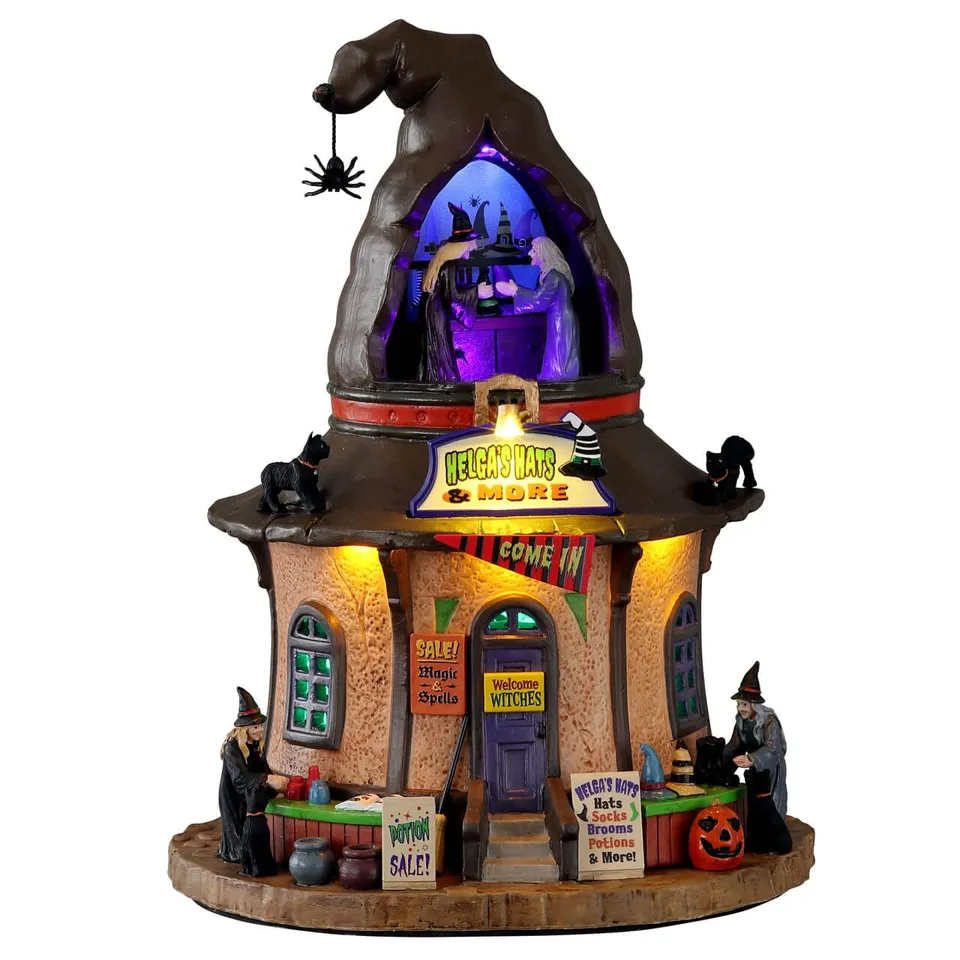 lemax-helga-s-hats-boutique-de-sorci-re-spooky-town image 1
