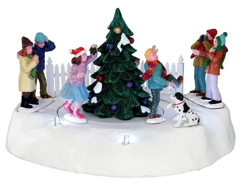 lemax-mistletoe-chase-figurine-de-no-l-amoureux image 1