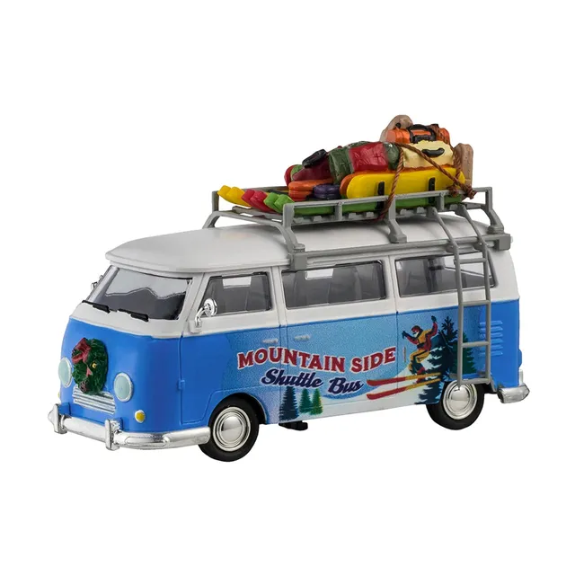 lemax-ski-van-navette-de-ski-miniature-pour-village-de-no-l image 1