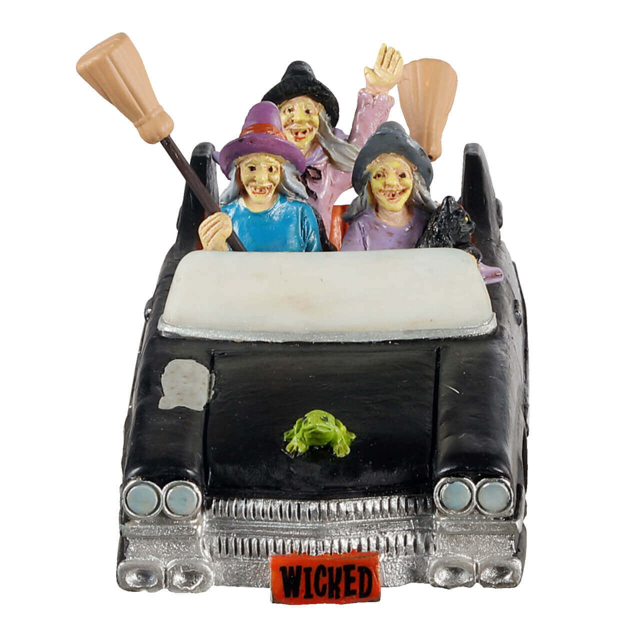 lemax-girls-night-out-on-halloween-voiture-d-capotable-sorci-res-spooky-town image 2