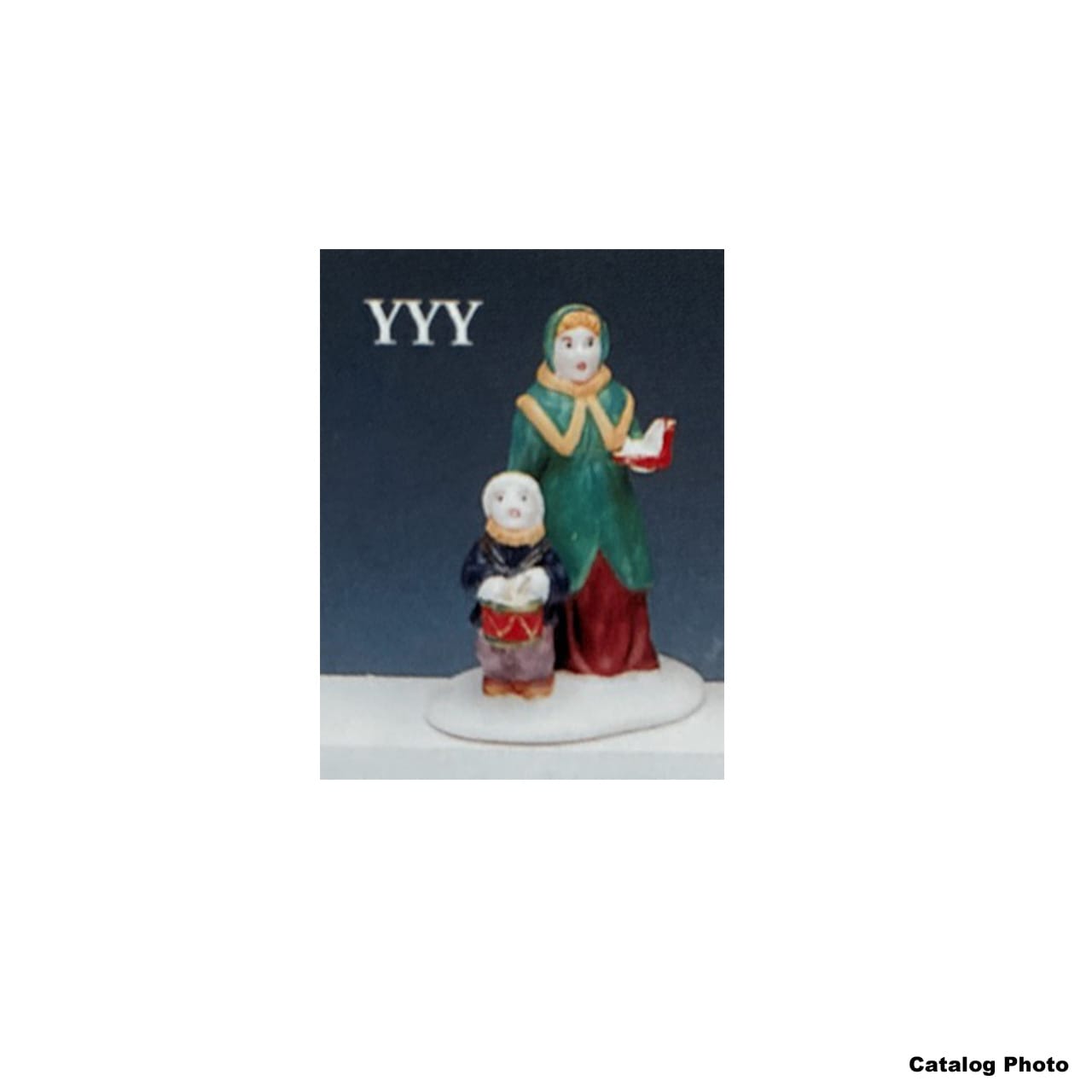 lemax-mother-son-carollers-figurine-chants-de-no-l-miniature image 1