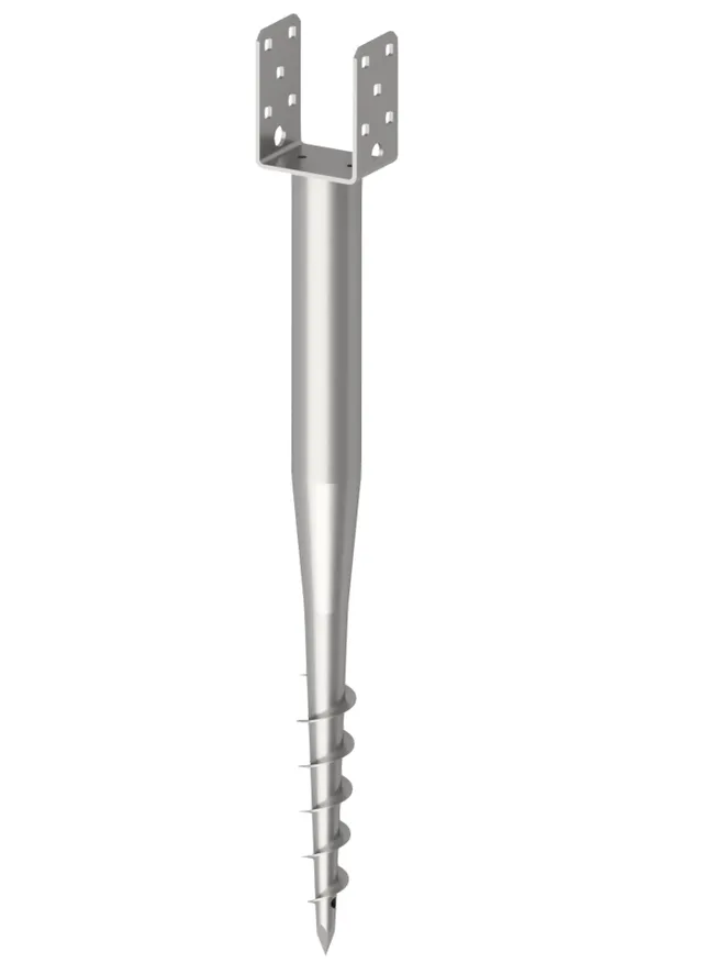 krinner-u-fix-91-ancrage-de-sol-pour-poteaux-9x9-cm image 1