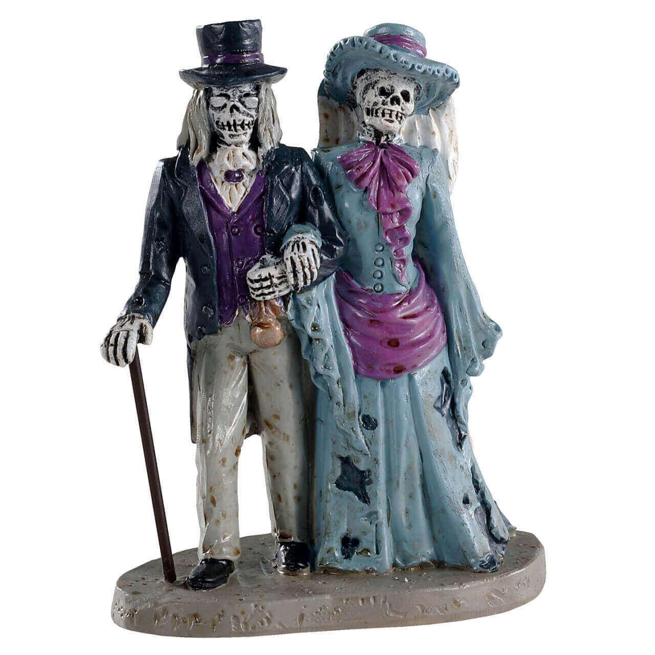 lemax-spectral-couple-figurines-squelettes-spooky-town image 2