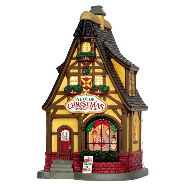 lemax-ye-olde-christmas-shoppe-boutique-de-no-l-lumineuse-miniature image 1