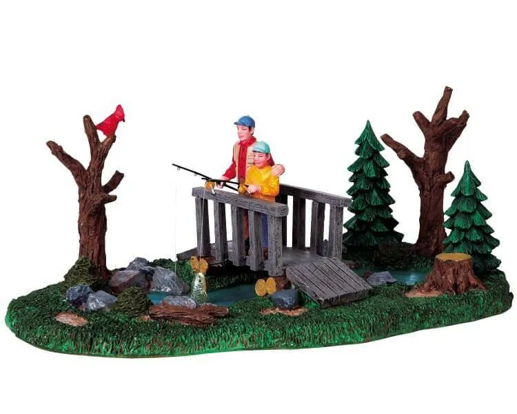 lemax-the-fishing-lesson-figurine-miniature-p-che-sur-glace image 1