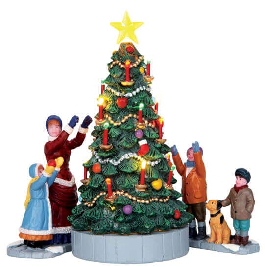 lemax-the-village-tree-set-of-3-lot-3-sapins-village image 1