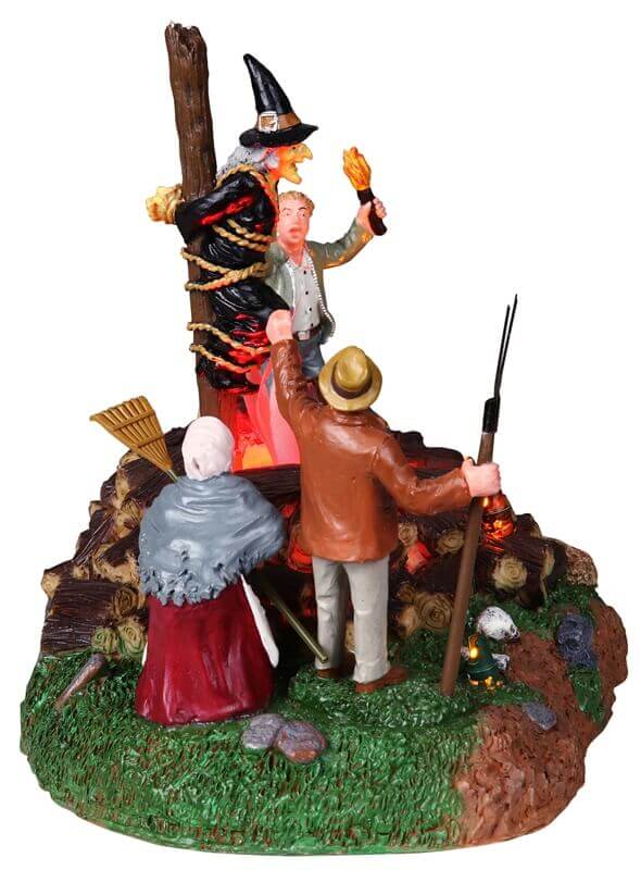 lemax-witch-burning-accessoire-b-cher-de-sorci-re-lumineux-spooky-town image 2