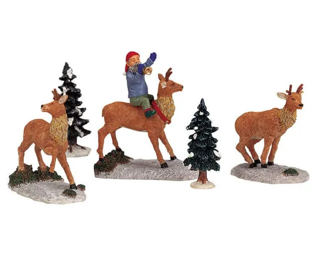 lemax-reindeer-games-figurine-village-de-no-l image 1