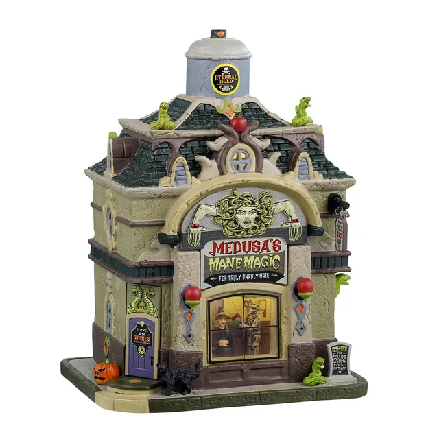 lemax-medusa-s-mane-magic-maison-spooky-town image 1
