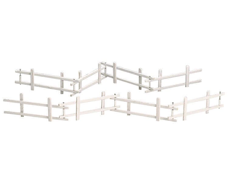 lemax-wooden-corral-fence-cl-ture-miniature-en-bois-village image 1