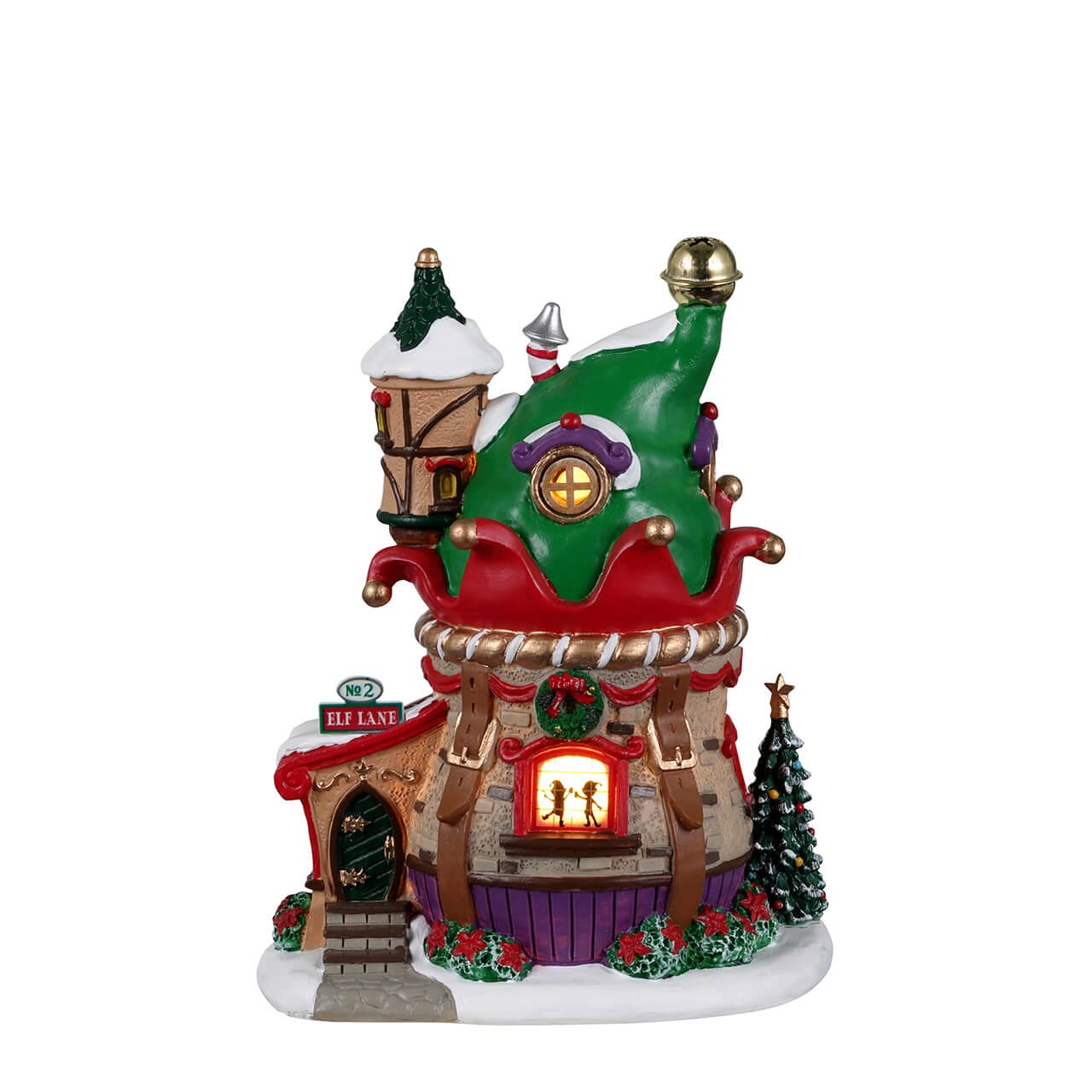 lemax-no-2-elf-lane-maison-miniature-lumineuse-santa-s-wonderland image 5