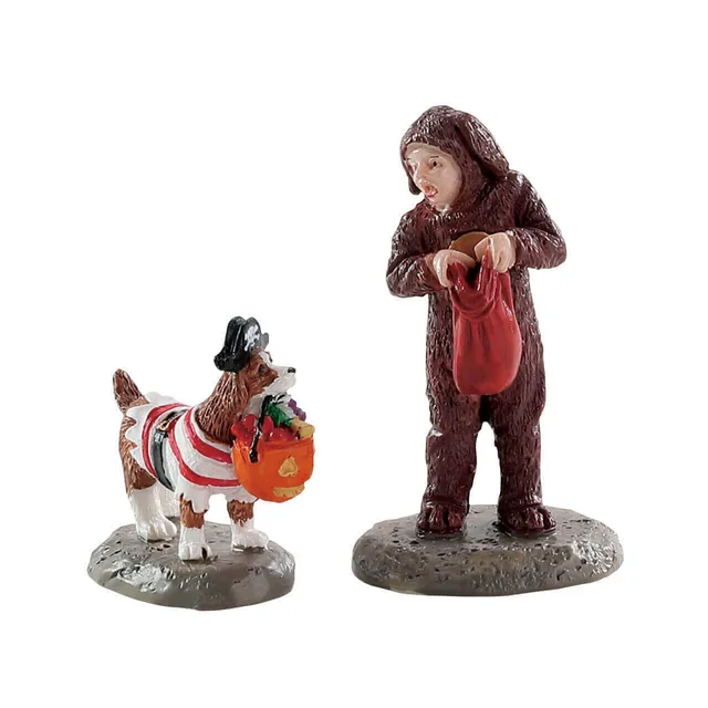 lemax-double-trouble-figurine-miniature-spooky-town-halloween image 1