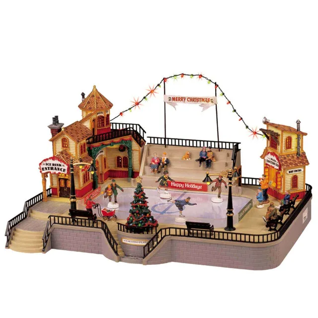 lemax-parkside-ice-skating-plaza-patinoire-village-de-no-l image 1