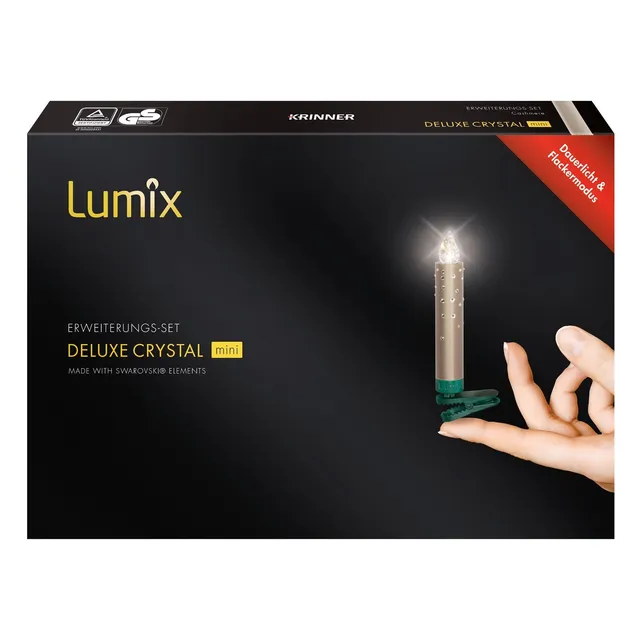 krinner-lumix-superlight-crystal-cashmere-mini-extension-7-bougies-led-9-cm image 1