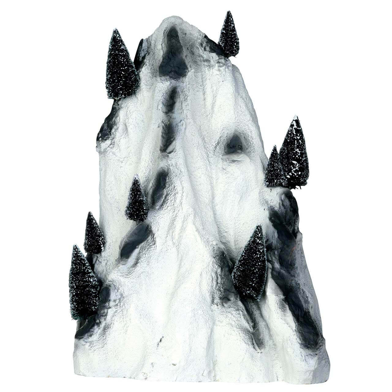 lemax-large-ski-mountain-backdrop-fond-montagne-8-sapins-miniatures image 1