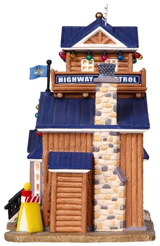 lemax-highway-patrol-hq-b-timent-village-miniature image 2