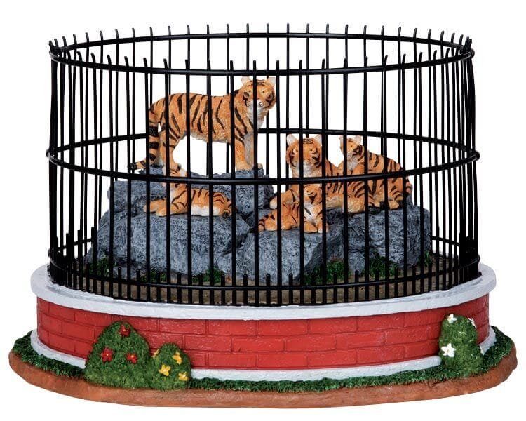 lemax-tiger-family-famille-tigres-figurine-miniature image 1