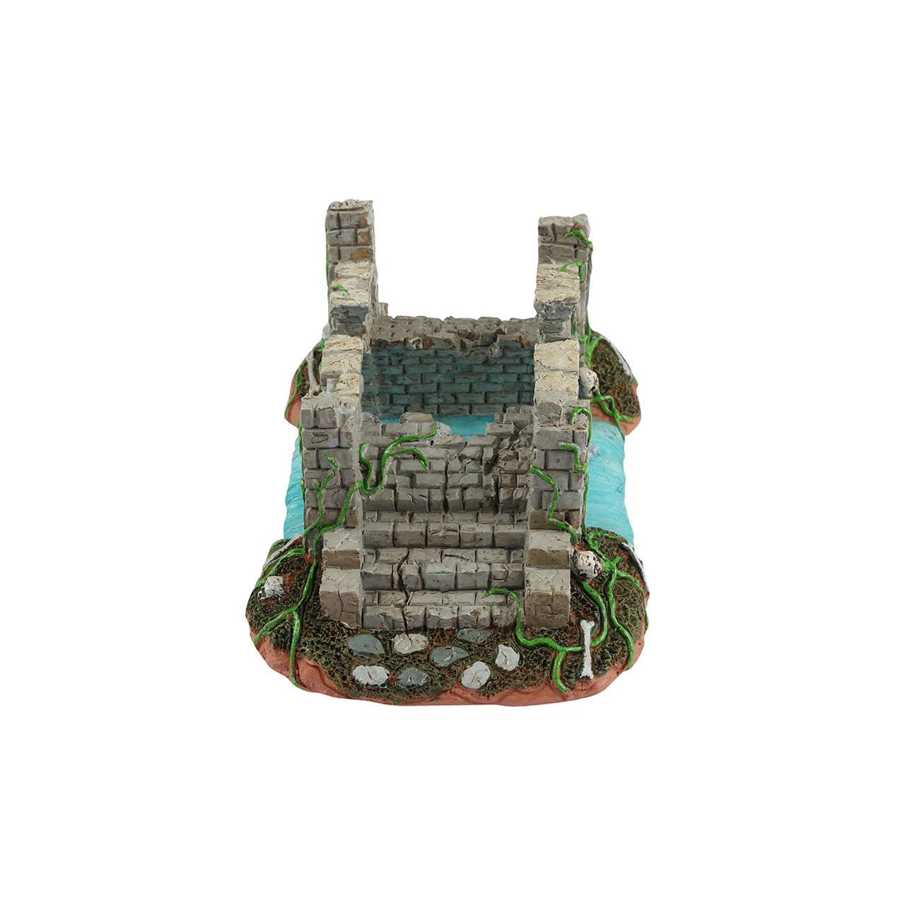 lemax-broken-bridge-pont-miniature-ruines-spooky-town image 3
