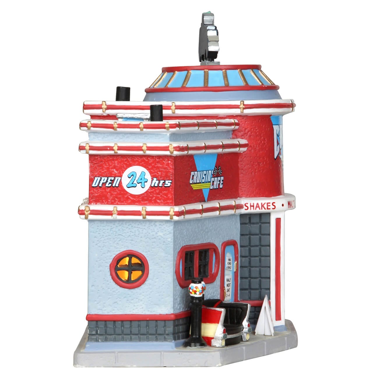 lemax-cruisin-cafe-b-timent-lumineux-village-miniature image 3