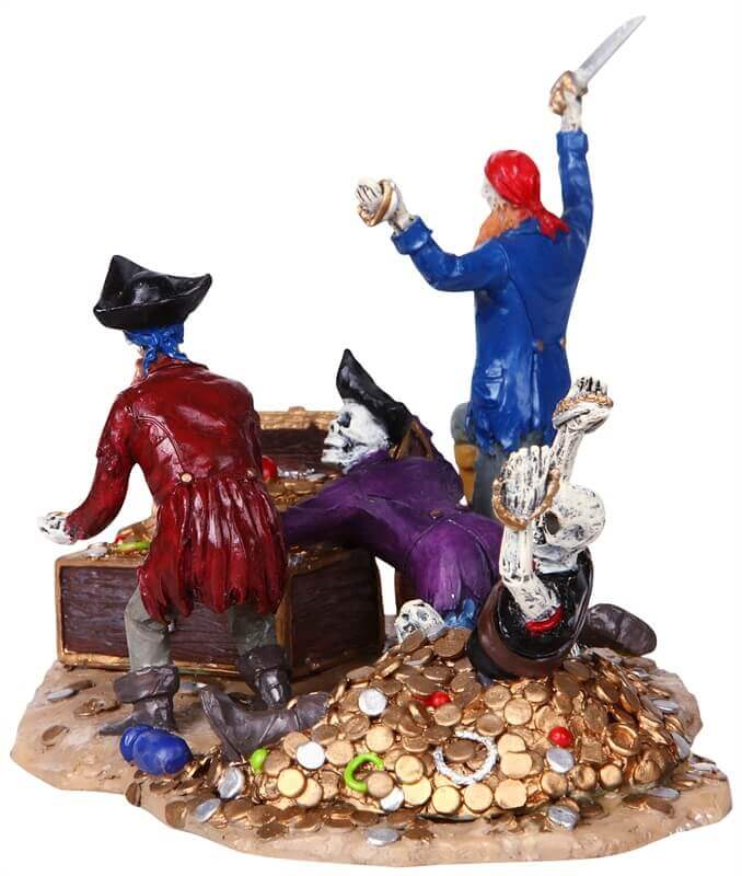 lemax-spooky-town-pirate-s-treasure-chest-coffre-au-tr-sor image 4