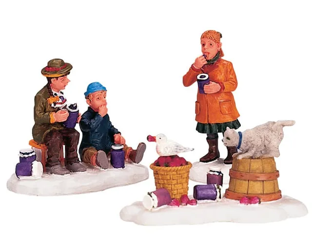 lemax-food-chain-and-in-a-jam-figurine-de-village-miniature image 1